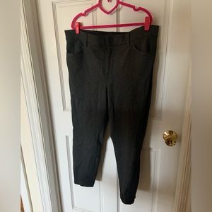 Dark gray dress pants; Skinny style; Torrid